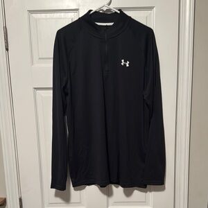 Under Armour 1/4 Zip Black Long Sleeve